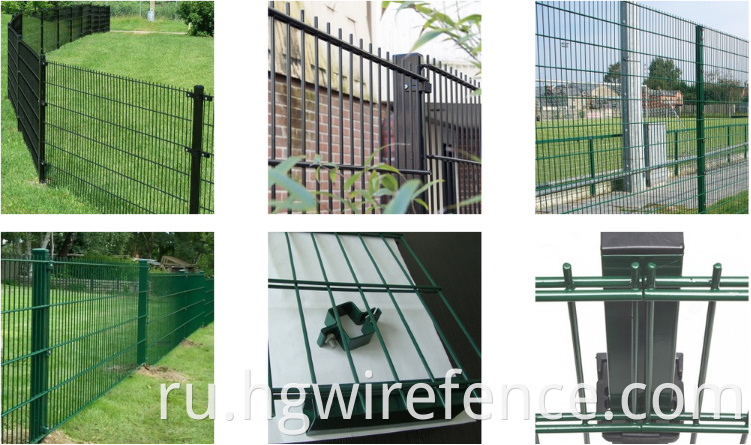 Eco Friendly Sustainable Double Wire Mesh Fence